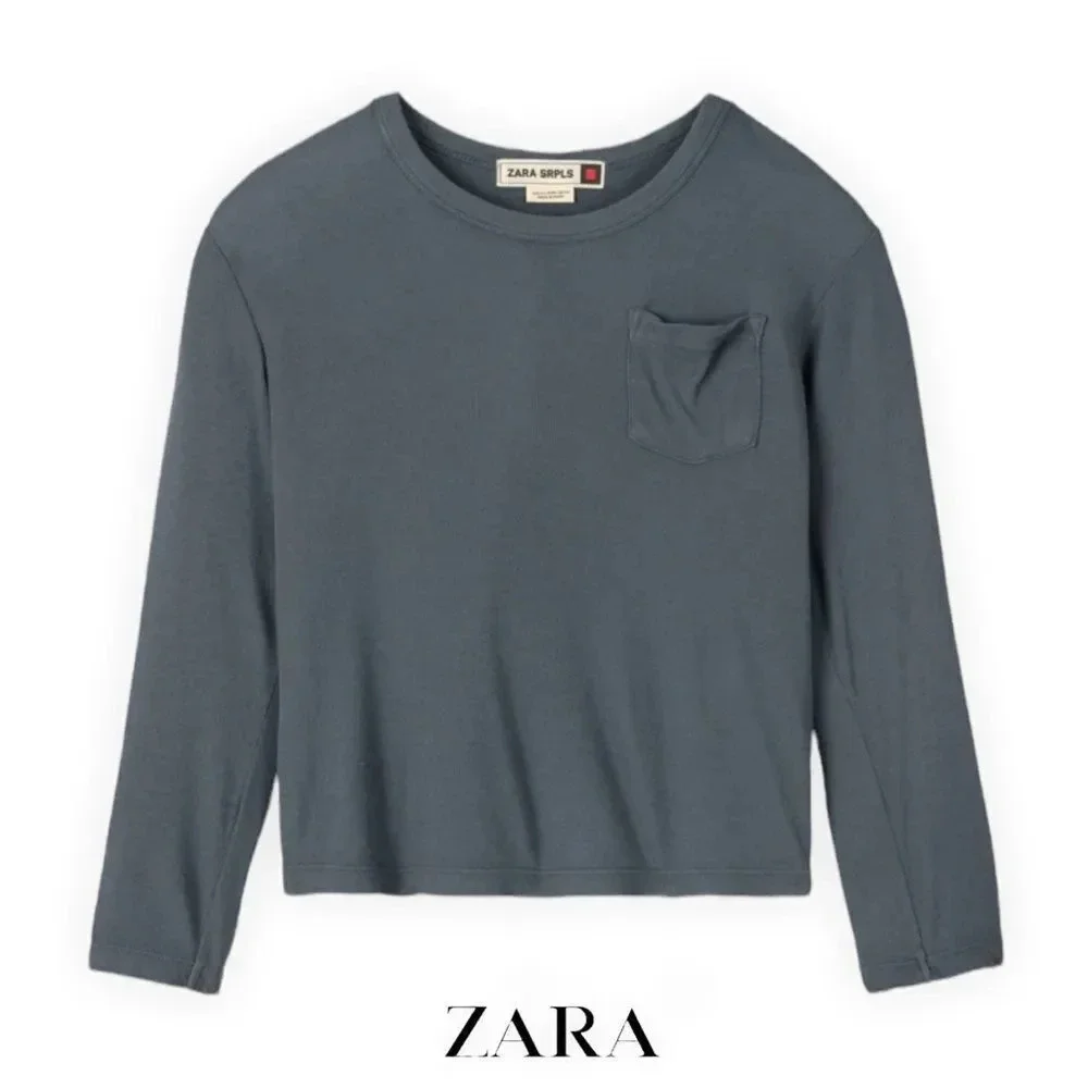 ZARA Kids | Gray | BASIC SRPLS T-SHIRT